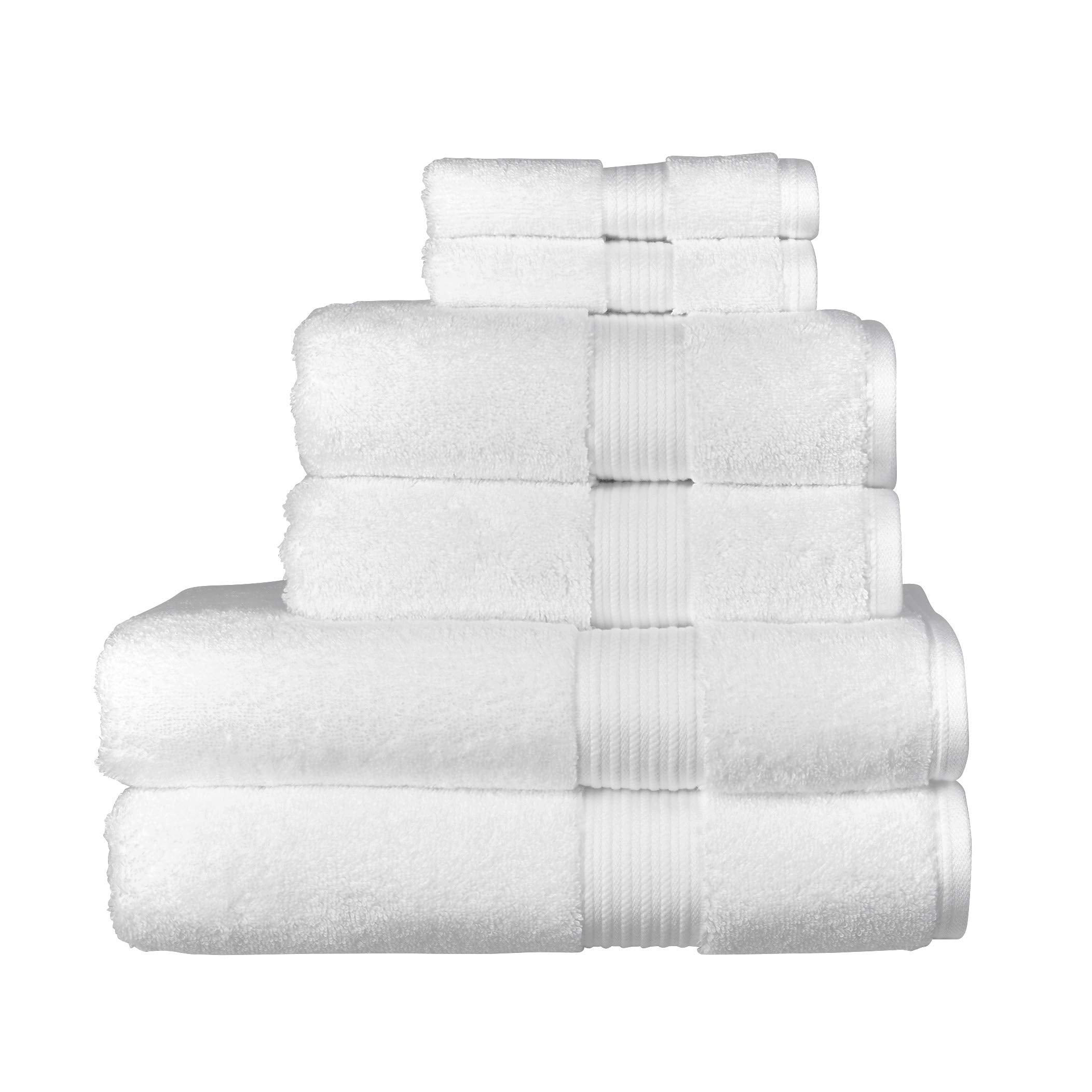 Christy Supreme Hygro 6 Piece Towel Set | White