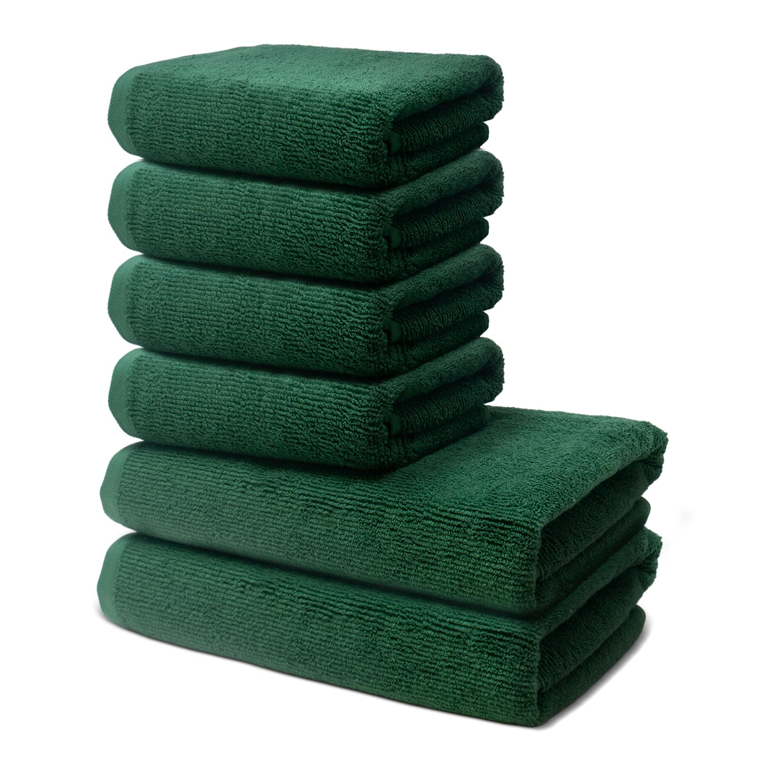 Set of 6 Pieces Bath Towels - 2 Bath Towels