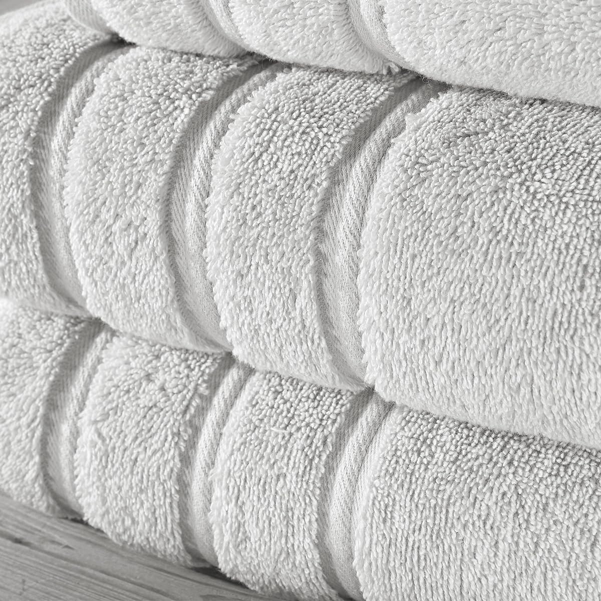 Christy Antalya Large Bath Towels | Set of 6 | 100% Turkish Cotton